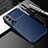 Samsung Galaxy S23 5G用シリコンケース ソフトタッチラバー ツイル カバー S01 サムスン ネイビー