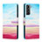Samsung Galaxy S23 5G用手帳型 レザーケース スタンド パターン カバー H02X サムスン カラフル