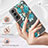 Samsung Galaxy S23 5G用シリコンケース ソフトタッチラバー 花 カバー サムスン 