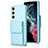Samsung Galaxy S23 5G用シリコンケース ソフトタッチラバー レザー柄 カバー BF5 サムスン 