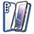 Samsung Galaxy S23 Plus 5G用360度 フルカバー ハイブリットバンパーケース クリア透明 プラスチック カバー M01 サムスン 