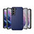 Samsung Galaxy S23 Plus 5G用シリコンケース ソフトタッチラバー レザー柄 カバー S03 サムスン 