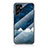 Samsung Galaxy S23 Ultra 5G用ハイブリットバンパーケース プラスチック 星空 鏡面 カバー サムスン ネイビー