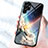 Samsung Galaxy S23 Ultra 5G用ハイブリットバンパーケース プラスチック 星空 鏡面 カバー サムスン 