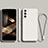 Samsung Galaxy S24 5G用360度 フルカバー極薄ソフトケース シリコンケース 耐衝撃 全面保護 バンパー サムスン ホワイト