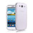 Samsung Galaxy S3 4G i9305用極薄ソフトケース シリコンケース 耐衝撃 全面保護 クリア透明 サムスン ホワイト