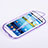 Samsung Galaxy S3 4G i9305用ソフトケース フルカバー クリア透明 サムスン パープル