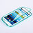 Samsung Galaxy S3 i9300用ソフトケース フルカバー クリア透明 サムスン ブルー