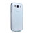 Samsung Galaxy S3 III LTE 4G用極薄ソフトケース シリコンケース 耐衝撃 全面保護 クリア透明 サムスン ネイビー