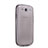 Samsung Galaxy S3 III LTE 4G用極薄ソフトケース シリコンケース 耐衝撃 全面保護 クリア透明 サムスン グレー