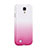 Samsung Galaxy S4 i9500 i9505用極薄ソフトケース グラデーション 勾配色 クリア透明 サムスン ピンク