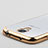 Samsung Galaxy S4 i9500 i9505用極薄ソフトケース シリコンケース 耐衝撃 全面保護 クリア透明 T02 サムスン ゴールド