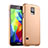 Samsung Galaxy S5 G900F G903F用ハードケース プラスチック 質感もマット サムスン ゴールド