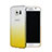 Samsung Galaxy S6 Duos SM-G920F G9200用ハードケース グラデーション 勾配色 クリア透明 サムスン イエロー