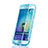 Samsung Galaxy S6 Edge SM-G925用ソフトケース フルカバー クリア透明 サムスン ネイビー