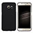 Samsung Galaxy S6 Edge SM-G925用ハードケース プラスチック 質感もマット M04 サムスン ブラック