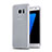 Samsung Galaxy S7 Edge G935F用シリコンケース ソフトタッチラバー 質感もマット R02 サムスン ホワイト