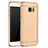 Samsung Galaxy S7 Edge G935F用ケース 高級感 手触り良い メタル兼プラスチック バンパー サムスン ゴールド