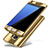 Samsung Galaxy S7 Edge G935F用ハードケース プラスチック 質感もマット 前面と背面 360度 フルカバー P01 サムスン ゴールド