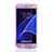 Samsung Galaxy S7 G930F G930FD用ソフトケース フルカバー クリア透明 サムスン パープル