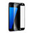 Samsung Galaxy S7 G930F G930FD用強化ガラス フル液晶保護フィルム サムスン ブラック