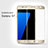 Samsung Galaxy S7 G930F G930FD用強化ガラス フル液晶保護フィルム F02 サムスン ゴールド
