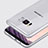 Samsung Galaxy S8用極薄ソフトケース シリコンケース 耐衝撃 全面保護 クリア透明 T02 サムスン クリア