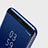 Samsung Galaxy S8用極薄ソフトケース シリコンケース 耐衝撃 全面保護 クリア透明 T08 サムスン ネイビー