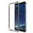 Samsung Galaxy S8用極薄ソフトケース シリコンケース 耐衝撃 全面保護 クリア透明 T10 サムスン グレー