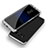 Samsung Galaxy S8用ハードケース プラスチック 質感もマット 前面と背面 360度 フルカバー Q03 サムスン シルバー