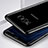 Samsung Galaxy S8用極薄ソフトケース シリコンケース 耐衝撃 全面保護 クリア透明 T17 サムスン ブラック