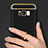 Samsung Galaxy S8用ケース 高級感 手触り良い メタル兼プラスチック バンパー アンド指輪 A01 サムスン 