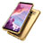 Samsung Galaxy S8 Plus用極薄ソフトケース シリコンケース 耐衝撃 全面保護 クリア透明 H02 サムスン ゴールド