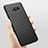 Samsung Galaxy S8 Plus用シリコンケース ソフトタッチラバー ツイル Z01 サムスン ブラック