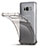 Samsung Galaxy S8 Plus用極薄ソフトケース シリコンケース 耐衝撃 全面保護 クリア透明 T11 サムスン グレー