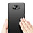 Samsung Galaxy S8 Plus用ハードケース プラスチック 質感もマット M09 サムスン ブラック