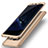 Samsung Galaxy S8 Plus用ハードケース プラスチック 質感もマット 前面と背面 360度 フルカバー Q02 サムスン ゴールド