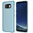 Samsung Galaxy S8 Plus用極薄ソフトケース シリコンケース 耐衝撃 全面保護 クリア透明 T15 サムスン ネイビー