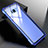 Samsung Galaxy S8 Plus用ケース 高級感 手触り良い アルミメタル 製の金属製 360度 フルカバーバンパー 鏡面 カバー M01 サムスン ネイビー