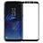 Samsung Galaxy S8 Plus用強化ガラス フル液晶保護フィルム F12 サムスン ブラック