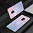 Samsung Galaxy S9用ハイブリットバンパーケース プラスチック 鏡面 虹 グラデーション 勾配色 カバー サムスン ピンク