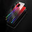 Samsung Galaxy S9用ハイブリットバンパーケース プラスチック 鏡面 虹 グラデーション 勾配色 カバー サムスン 