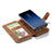 Samsung Galaxy S9用手帳型 レザーケース スタンド カバー T03 サムスン 