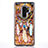 Samsung Galaxy S9 Plus用シリコンケース ソフトタッチラバー バタフライ パターン カバー K01 サムスン ゴールド