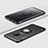 Samsung Galaxy S9 Plus用ハイブリットバンパーケース プラスチック アンド指輪 兼シリコーン サムスン ブラック