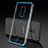Samsung Galaxy S9 Plus用極薄ソフトケース シリコンケース 耐衝撃 全面保護 クリア透明 T18 サムスン ネイビー