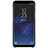 Samsung Galaxy S9 Plus用ケース 高級感 手触り良いレザー柄 サムスン ブラック