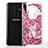Samsung Galaxy S9 Plus用シリコンケース ソフトタッチラバー バタフライ パターン カバー K01 サムスン 