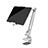 Samsung Galaxy Tab 2 7.0 P3100 P3110用スタンドタイプのタブレット クリップ式 フレキシブル仕様 T43 サムスン シルバー