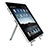 Samsung Galaxy Tab 4 8.0 T330 T331 T335 WiFi用スタンドタイプのタブレット ホルダー ユニバーサル サムスン シルバー